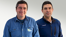 תמונת המייסדים – מימין גיא מורגנשטרן, משמאל ישראל טלפז, צילום: באדיבות SeeTree